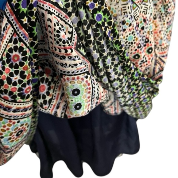 Maeve Anthropologie Tiled Amethyst Smoked Dress With Pockets size L - Picture 8 of 15